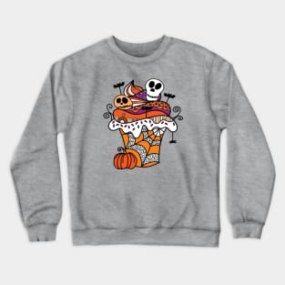 Halloween Cup Cake Crewneck Sweatshirt